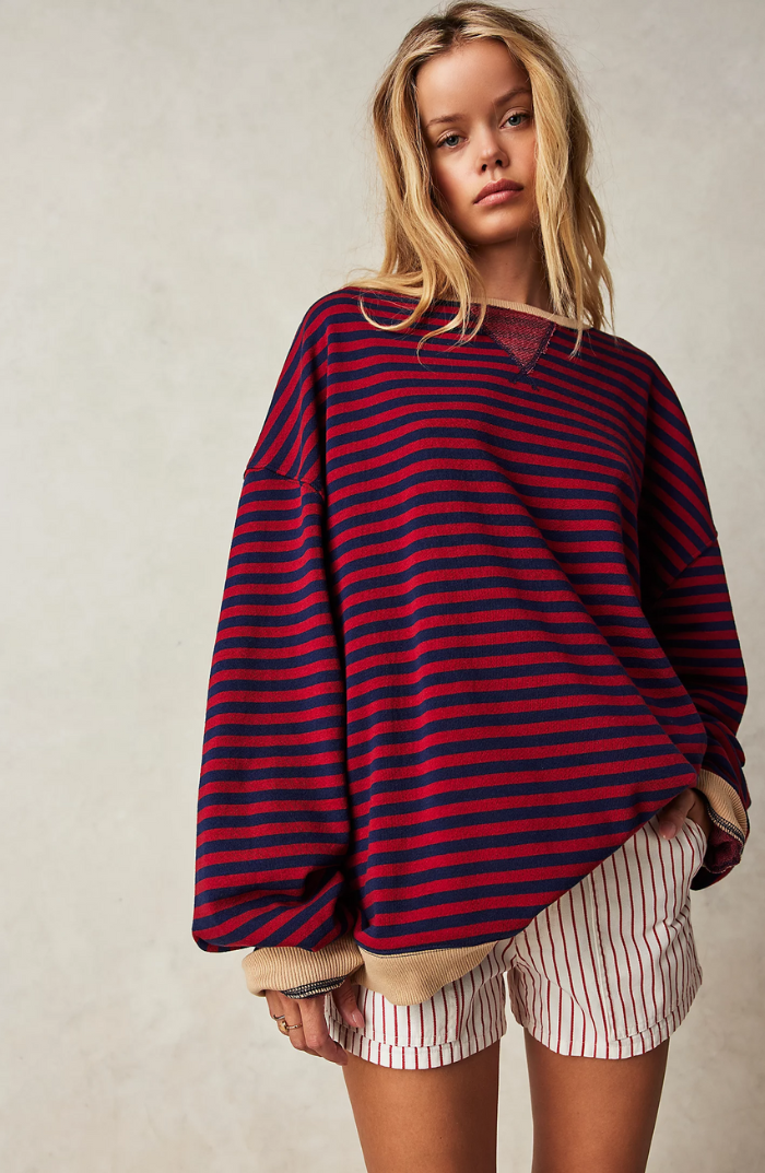 Helena | stribet sweater