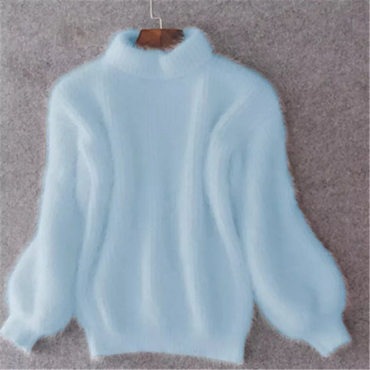 Brenda| vintage sweater i angora stil