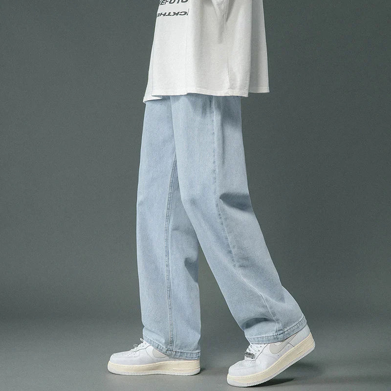 Brett - retro denim baggy bukser