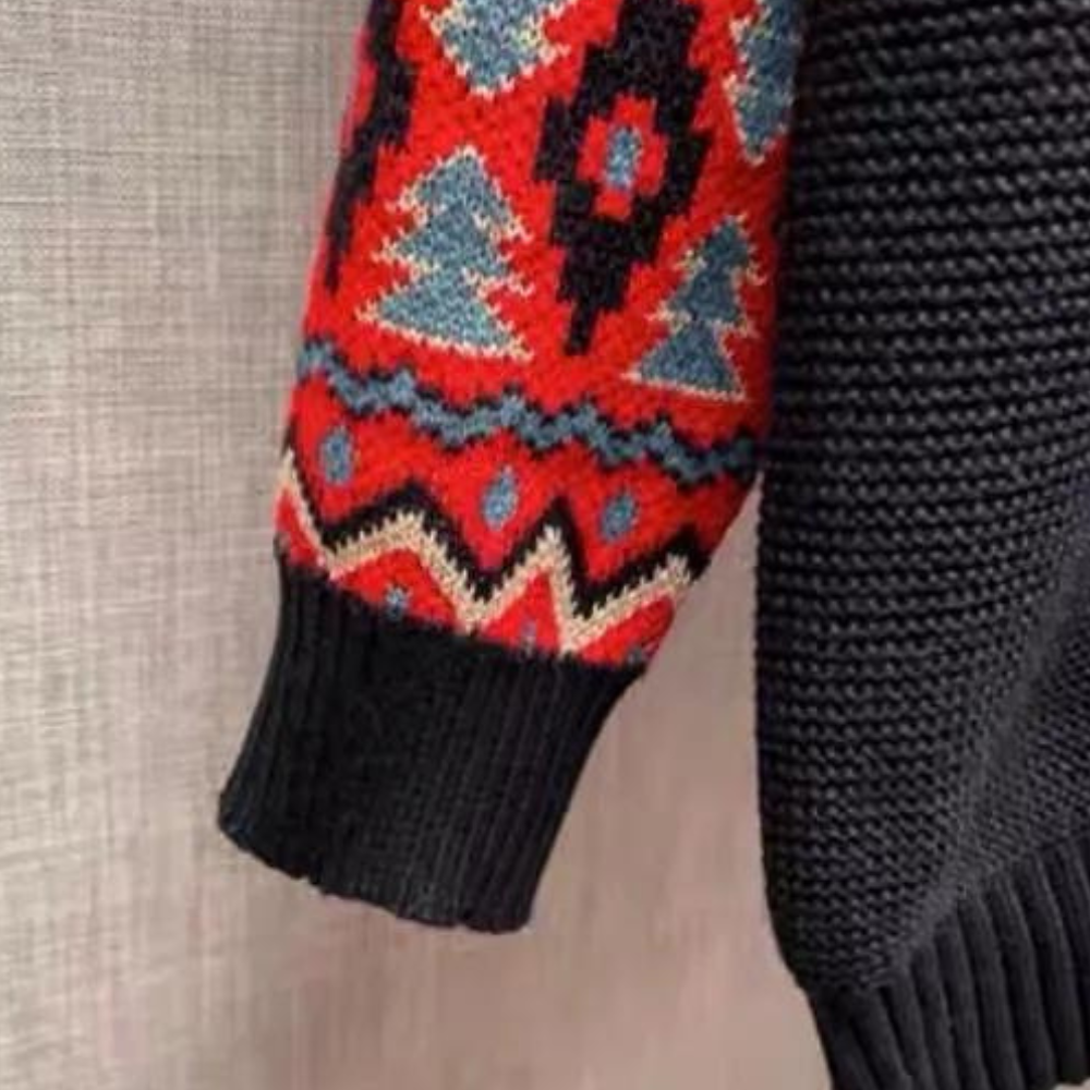 Cosmin - moderne herresweater med tribal design