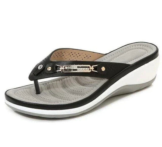 Hatty - blødt polstrede flip-flop sandaler