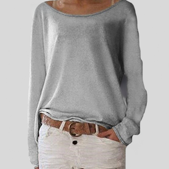 Alexa - elegant let sweater med rund hals