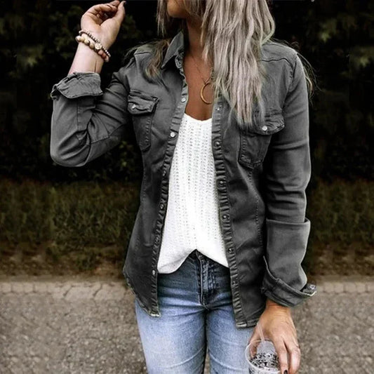 Sophia | hip denimjakke (trend 2024)