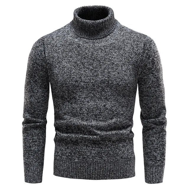 Olav - behagelig og elegant herre rullekrave sweater