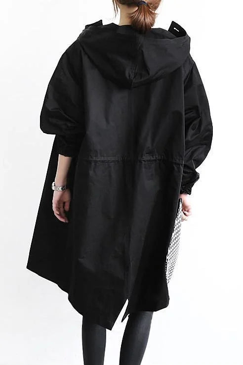 Urban skjold trendsætter oversized regnfrakke