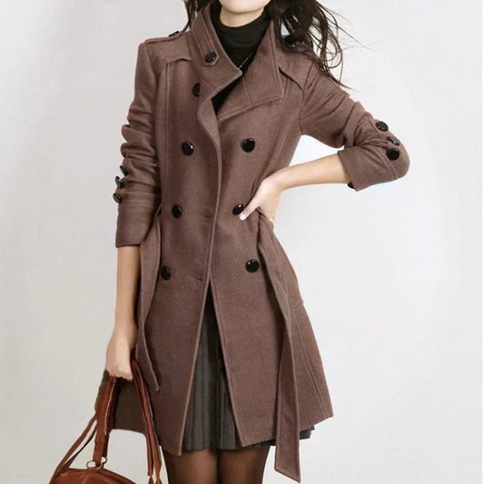 Lilyana – Elegant trenchcoat til kvinder